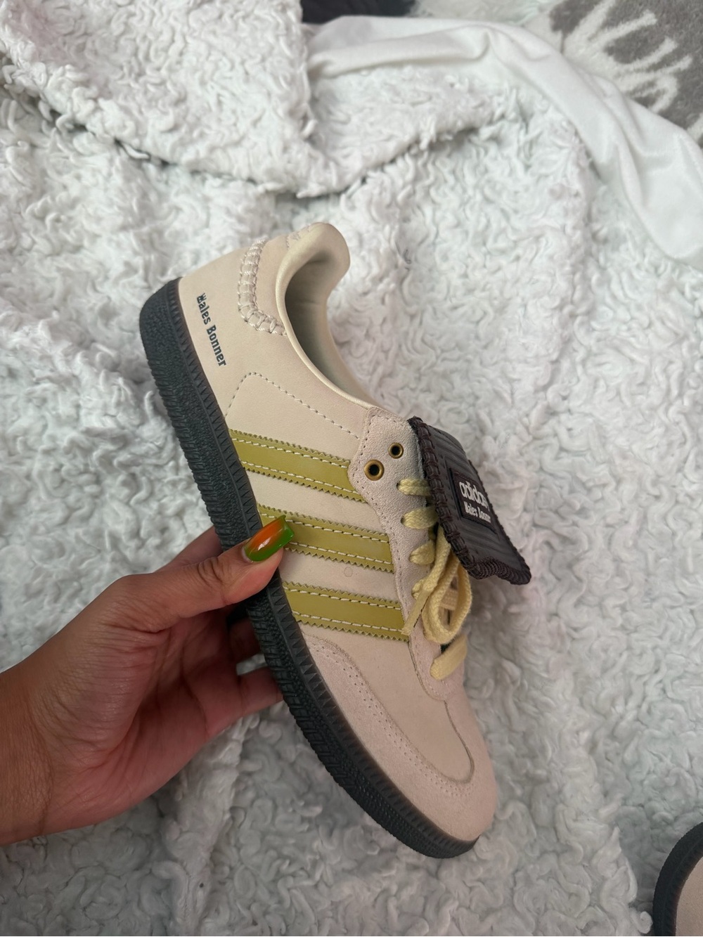 Wales Bonner x Adidas Samba in Ecru Tint - Picture 5 of 5